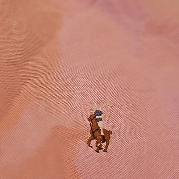 Ralph Lauren pink button down shirt XL 100% cotton - Picture 3 of 10